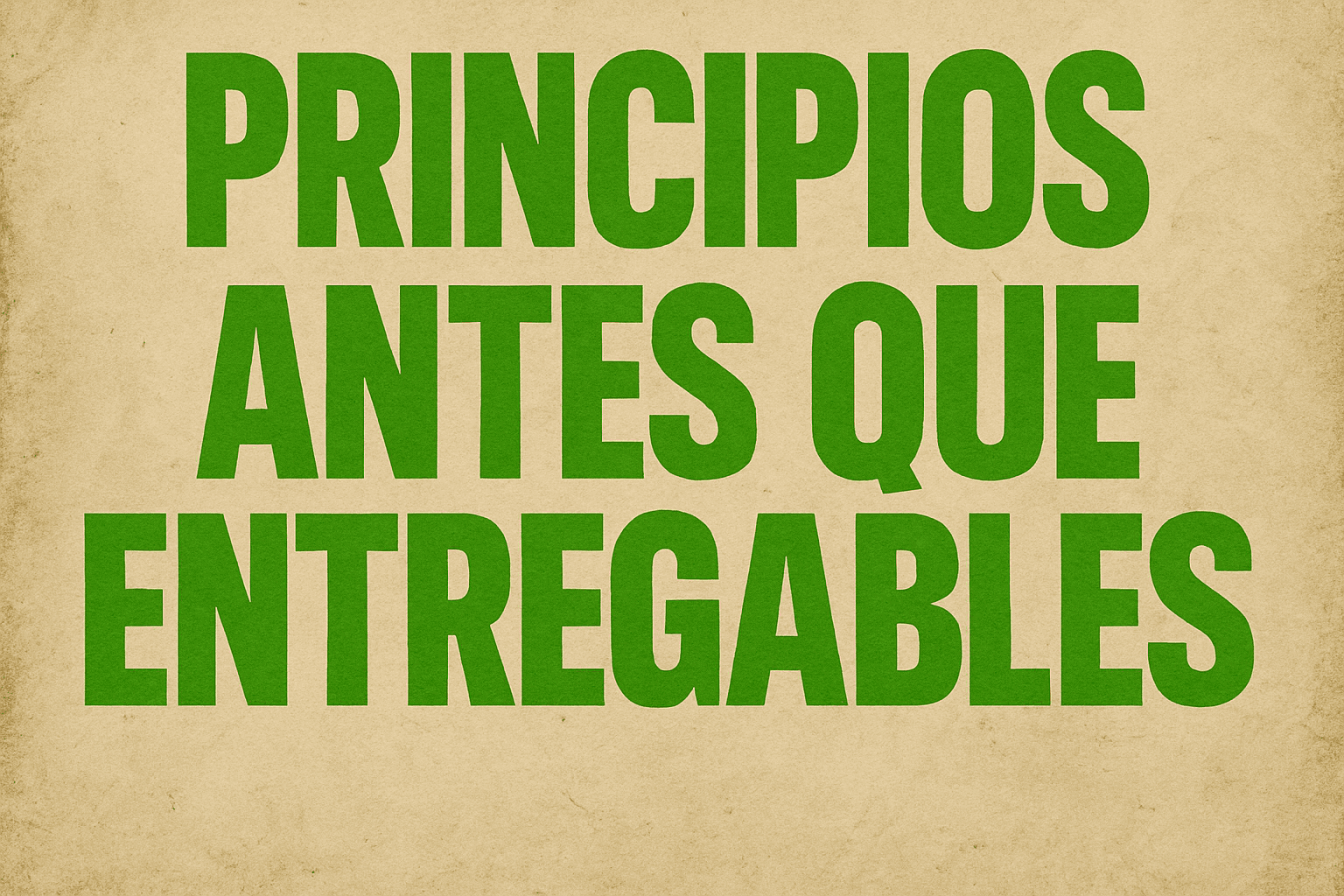 Cómo escribir una página de servicios que suene a manifiesto y no a lista de la compra